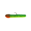 Mutiny Baits 3 1/2inDeep Blue Series Tube Pre-Rigged, 3/8 oz.,2pk.,Fire Tiger,back-lime gr. w/blk fl., chart. holo. Belly, 331-MB452