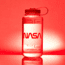 Nalgene Wide Mouth 1 Quart Water Bottle, 32 oz, NASA W/ Red Cap, 682020-0050