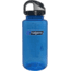 Nalgene Wide Mouth 1 Quart Water Bottle w/ Black On The Fly Cap, 24 oz, Slate, 5565-0232