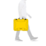 Nanuk 930 Water/Crush Proof Case w/Padded Divider - Yellow, 930S-020YL-0A0
