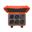 Nanuk Case 918 w/foam insert for 6 Lens, Orange, Medium, 918S-080OR-0A0-19337