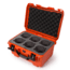 Nanuk Case 918 w/foam insert for 6 Lens, Orange, Medium, 918S-080OR-0A0-19337
