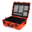 Nanuk 945 Pro Photo Camera Case Kit w/Lid Organizer / Padded Divider, Orange, Large, 945S-060OR-0A0