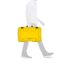 Nanuk 935 Protective Hard Case w/ Customizable Foam Insert, 22in, Yellow, 935S-010YL-0A0