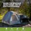 Backroadz Napier SUV Tent - Green 9x9 Foot Camping Shelter That Attaches To Your Vehicle