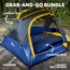 Napier Lite Pack Tent, Blue/Gray/Yellow, 7.3ft x 6.8ft, 91200