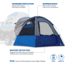 Napier Sportz Link Attachment Tent, Blue/Gray, 51000