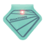 Nathan MagStrobe LED Clip Light, Cockatoo/Bluestone, OSFM NS5088-0069-00
