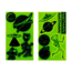 Nathan Reflective Sticker Pack - Aliens, Hi/Viz Yellow, NS2068-0119-00