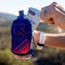 Nathan SpeedShot Plus Insulated Flask Waterbottle, Astral Aura/Deep Ultramarine/Hibiscus, 12oz, NS4858-0417-00