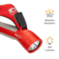 Nathan Terra Fire Hand Torch 300 R, Tangerine Tango/Vapor Blue, NS5110-0472-00