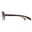 Native Eyewear Haskill Sunglasses, Chrome/Maple Tort/Light Grey Frame, Silver Reflex Lens, Polarized, 164 378 528