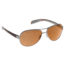 Native Eyewear Haskill Sunglasses, Chrome/Maple Tort/Light Grey Frame, Brown Lens, Polarized, 164 378 524