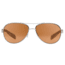 Native Eyewear Haskill Sunglasses, Chrome/Maple Tort/Light Grey Frame, Brown Lens, Polarized, 164 378 524