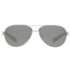 Native Eyewear Haskill Sunglasses, Chrome/Iron/Gray Frame, Gray Lens, Polarized, 164 377 523