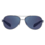 Native Eyewear Haskill Sunglasses, Gunmetal/White/Grey Frame, Blue Reflex Lens, Polarized, 164 380 526