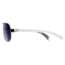 Native Eyewear Haskill Sunglasses, Gunmetal/White/Grey Frame, Blue Reflex Lens, Polarized, 164 380 526