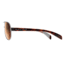 Native Eyewear Haskill Sunglasses,Chrome/Maple Tort/Light Grey Frame,Brown Lens,Polarized,164 378 524