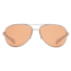 Native Eyewear Patroller Sunglasses,Chrome/Crystal Brown Frame,Brown Lens,Polarized,175 397 524