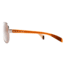 Native Eyewear Patroller Sunglasses,Chrome/Crystal Brown Frame,Brown Lens,Polarized,175 397 524