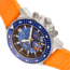 Nautis Caspsian Chronograph Strap Watch w/Date, Orange/Blue, One Size, 21227G-A