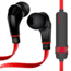 Naztech NX80w Wireless Sports Earphones, Red/Black, Red/Black, 1 Year Limited Warranty, NAZ-38973