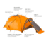 NEMO Equipment Chogori Mountaineering Tent- 4 Person, 811666031471