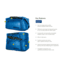 NEMO Equipment Double Haul Convertible Duffel Bag, 100L, Lake, 811666035219