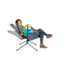 NEMO Equipment Stargaze Recliner Luxury Camping Chair, Fortress/Goldfinch, 811666033666