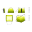 NEMO Equipment Wagontop 4P Tent - 4 Person, 3 Season-Granite Grey/Birch Leaf Green