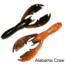 Netbait Paca Craw Creature Bait, 8, 5in, Alabama Craw, N33131