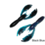 Netbait Paca Craw Creature Bait, 8, 5in, Black/Blue, N33056