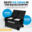 NewAir 115 Qt Portable 12v/24v Electric Fridge/Freezer, Black, NPR122GA00