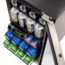 NewAir 15in Built-in Beverage Fridge - 96 Cans, Black / Stainless Steel, ABR-960