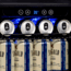 NewAir 15in Built-in Beverage Fridge - 96 Cans, Black / Stainless Steel, ABR-960