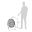 NewAir 18in High Velocity Portable Floor Fan, Black, WindPro18F