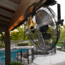 NewAir 18in Outdoor Rated 2-in-1 High Velocity Floor/Wall Mounted Fan, Black, NIF18CBK00