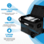 NewAir 48 Qt. Portable 12v/24v Electric Fridge/Freezer, Black, NPR048GA00