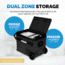 NewAir 48 Qt. Portable 12v/24v Electric Fridge/Freezer, Black, NPR048GA00