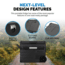 NewAir 48 Qt. Portable 12v/24v Electric Fridge/Freezer, Black, NPR048GA00