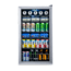 NewAir Can Freestanding Beverage Fridge - 126 Cans, Black / Stainless Steel, AB-1200