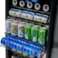 NewAir Can Freestanding Beverage Fridge - 126 Cans, Black / Stainless Steel, AB-1200