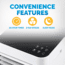NewAir Compact Portable Air Conditioner, White, 8,000 BTUs, NAC08KWH01