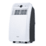 NewAir Compact Portable Air Conditioner, White / Black, 7,500 BTUs Cools 200 sq ft, NAC08KWH00