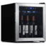 NewAir Freestanding Compressor Wine Fridge, Black / Stainless Steel, 16 Bottles, NWC016SS00