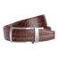 Nexbelt Alligator Belt, Brown, Up to 50" Waist, PCA2142