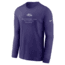 Nike Baltimore Ravens Team Issue Nike Mens Dri-FIT NFL Long-Sleeve T-Shirt in Purple 02EW52M8G-ZSZ, Purple, XL, male, 1016031183-00199138527906