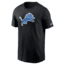 Nike Detroit Lions Logo Essential Nike Mens NFL T-Shirt in Black N19900A9J-UXR, Black, XL, male, 1016031239-00199137239541