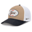 Nike Detroit Tigers Rise Nike Mens MLB A-Frame Trucker Adjustable Hat in Brown NB1F0JOVDG-G3T, Brown, M/L, male, 1016048530-00199297280452