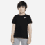 Nike Nike Sportswear Little Kids Embroidered Futura T-Shirt in Black 86C545-023, Black, 6, male, 1014410949-00009328926207